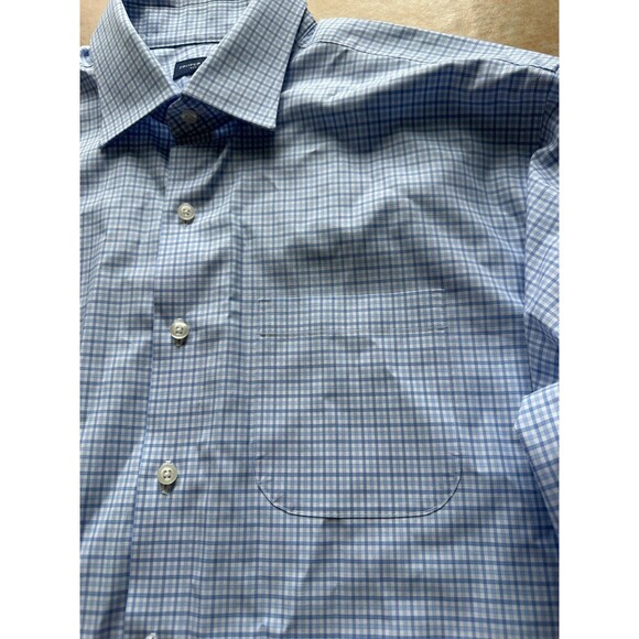 New No tags-PROPER CLOTH  THOMAS MASON Checks wrinkle resistant shirt Men 2X-3X - Picture 8 of 10